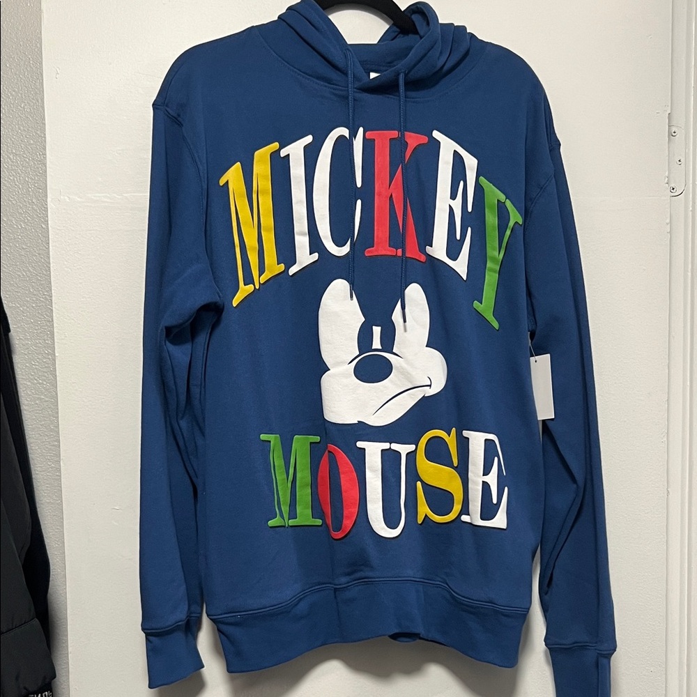 Mickey Mouse Blue Hoodie Sweater